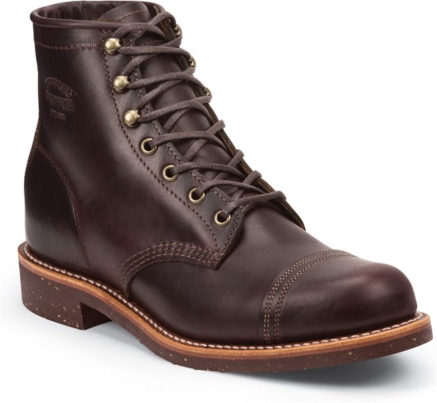 Chippewa Boots Smith Cordovan 6 Inch in Cordovan Chippewa Boots Mens Work Outdoor on Shoeline